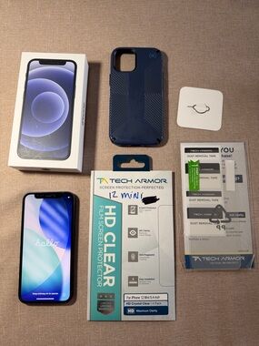 Apple iPhone 12 mini unlocked 64GB with Original Box, case and more